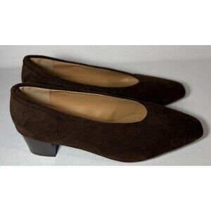 Love Fashion 7 - Mid Block Heel Pumps - Brown - NEW- EU37